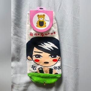 NWT KPOP Super Junior Lee Dong Hae Socks